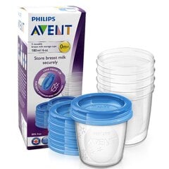 Indeliai motinos pienui laikyti Philips Avent SCF619/05, 5 vnt. kaina ir informacija | Philips Avent Vaikams ir kūdikiams | pigu.lt