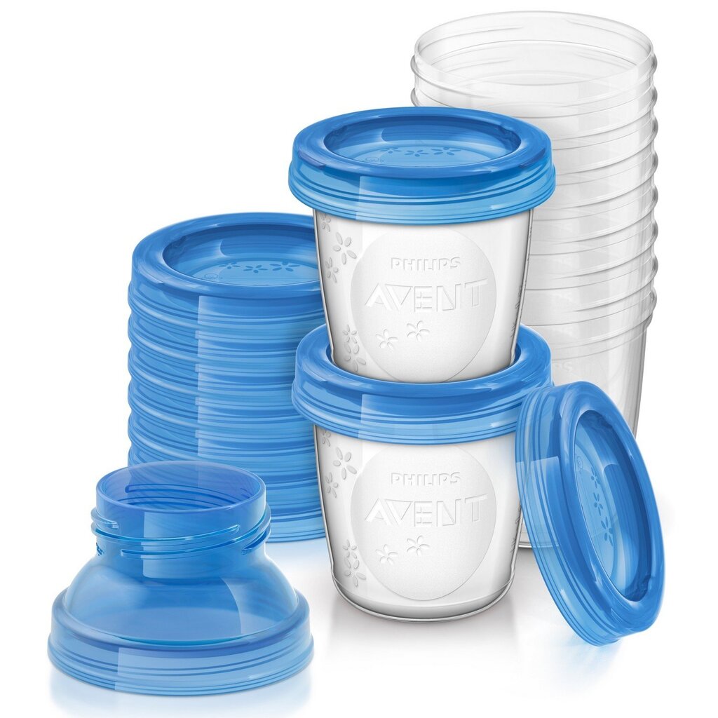 Indelių rinkinys Philips Avent SCF618/10, 180 ml, 10 vnt. цена и информация | Kūdikių indai, indeliai pienui ir įrankiai | pigu.lt