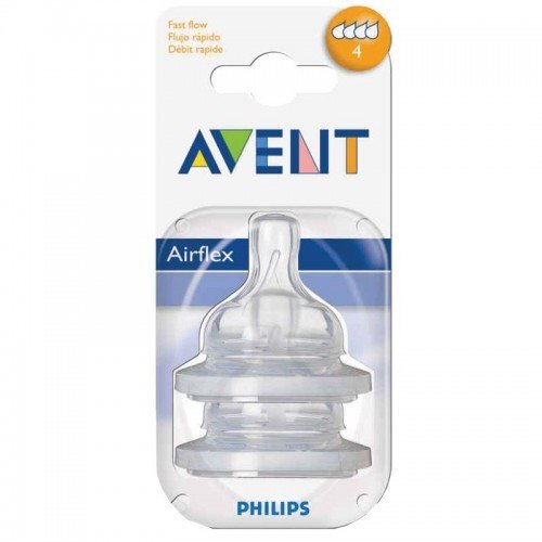 Žindukas Philips Avent Classic+ silikoninis, nuo 6 mėn. greitos tėkmės, SCF634/27, 2 vnt. цена и информация | Buteliukai kūdikiams ir jų priedai | pigu.lt