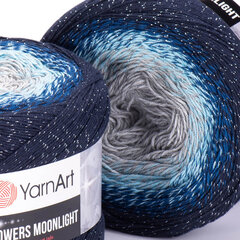 Mezgimo siūlai YarnArt Flowers Moonlight 260g, spalva 3261 kaina ir informacija | Mezgimui | pigu.lt