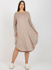 Suknelė moterims Ex Moda, smėlio spalvos kaina ir informacija | Suknelės | pigu.lt