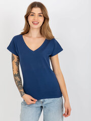 Marškinėliai moterims Factory Price 2016103324668, mėlyni цена и информация | Футболка женская | pigu.lt