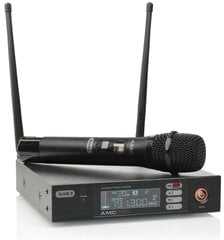 AMC iLive 2 bevielis mikrofono komplektas su rankiniu mikrofonu (606-621 MHz) kaina ir informacija | Mikrofonai | pigu.lt