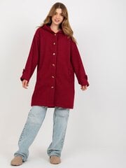 Paltas moterims Relevance 2016103330263, raudonas цена и информация | Женские пальто | pigu.lt