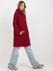 Paltas moterims Relevance 2016103330263, raudonas цена и информация | Женские пальто | pigu.lt