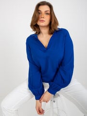 Marškiniai moterims Lakerta, mėlyni kaina ir informacija | Palaidinės, marškiniai moterims | pigu.lt