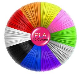 3D rašiklio plastikas PLA 50m kaina ir informacija | Išmanioji technika ir priedai | pigu.lt