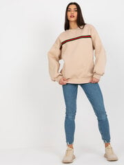 Džemperis moterims Ex Moda 2016103346448, smėlio spalvos kaina ir informacija | Džemperiai moterims | pigu.lt