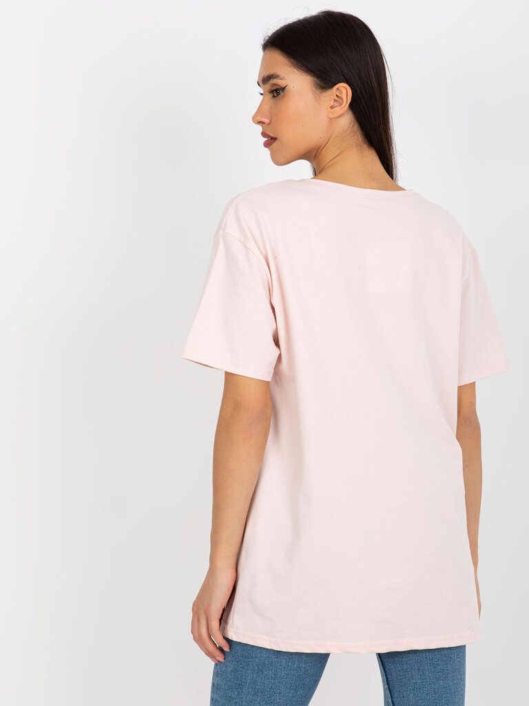 Marškinėliai moterims Ex Moda 2016103346318, rožiniai kaina ir informacija | Marškinėliai moterims | pigu.lt