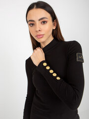 Женская черная блузка больших размеров цена и информация | Свитера женские | pigu.lt