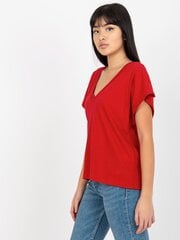 Marškinėliai moterims Factory Price 2016103347124, raudoni kaina ir informacija | Marškinėliai moterims | pigu.lt
