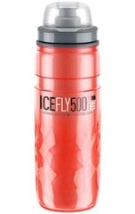 Terminė gertuvė Elite Ice Fly, raudona, 500 ml kaina ir informacija | Dviračių gertuvės ir gertuvių laikikliai | pigu.lt