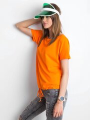 Marškinėliai moterims 2016102136286, oranžiniai цена и информация | Футболка женская | pigu.lt