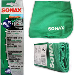 Ткань из микрофибры для автомобиля и стекол «SONAX» цена и информация | Чистящие салфетки | pigu.lt