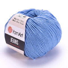 Пряжа для вязания YarnArt Jeans 50г, цвет 15 цена и информация | Принадлежности для вязания | pigu.lt