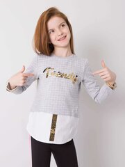 Toon toy palaidinė mergaitėms, pilka цена и информация | Рубашки для девочек | pigu.lt