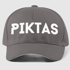 Kepuraitė PIKTAS, tamsiai pilka kaina ir informacija | Originalios kepurės | pigu.lt