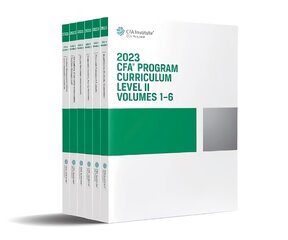 2023 CFA Program Curriculum Level II Box Set kaina ir informacija | Ekonomikos knygos | pigu.lt
