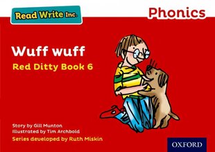 Read Write Inc. Phonics: Red Ditty Book 6 Wuff Wuff kaina ir informacija | Knygos paaugliams ir jaunimui | pigu.lt