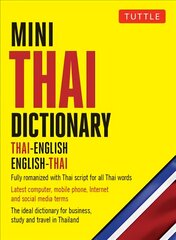 Mini Thai Dictionary: Thai-English English-Thai kaina ir informacija | Užsienio kalbos mokomoji medžiaga | pigu.lt