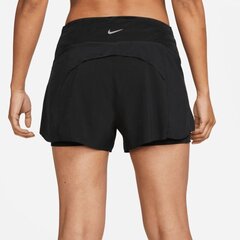 Nike sportiniai šortai moterims, juodi цена и информация | Спортивная одежда для женщин | pigu.lt