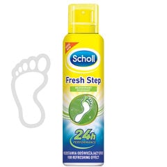 Scholl Fresh Step purškiamas pėdų dezodorantas, 150 ml kaina ir informacija | Drabužių ir avalynės priežiūros priemonės | pigu.lt