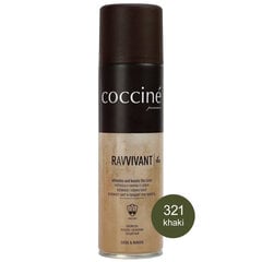 Цвета хаки спрей-реставратор для замши и нубука - Coccine Nano Ravvivant, 250 ml цена и информация | Средства для ухода за одеждой и обувью | pigu.lt