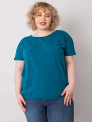 Marškinėliai moterims Basic Feel Good 2016102931652, mėlyna kaina ir informacija | Marškinėliai moterims | pigu.lt