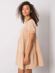 Suknelė moterims Och Bella 2016102952022, smėlio spalvos kaina ir informacija | Suknelės | pigu.lt