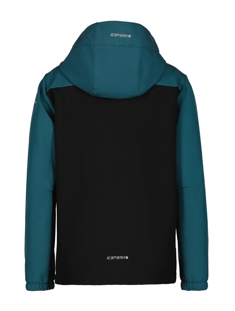 Icepeak vaikiška softshell striukė KONAN JR, juoda-žalia цена и информация | Striukės berniukams | pigu.lt