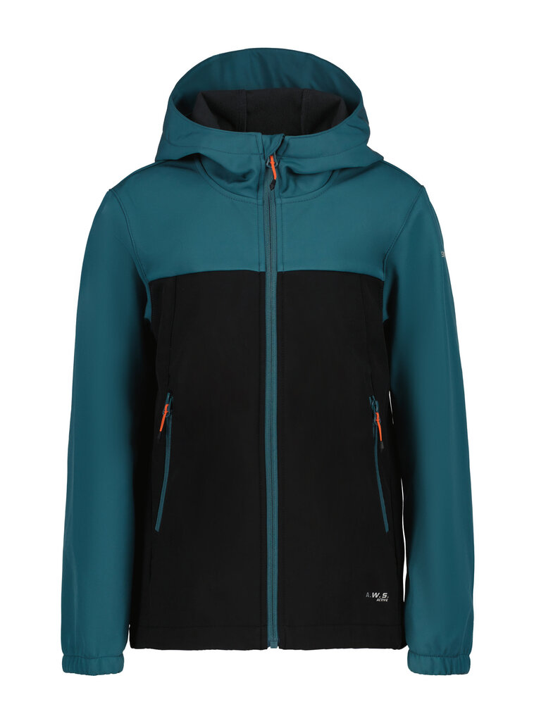 Icepeak vaikiška softshell striukė KONAN JR, juoda-žalia цена и информация | Striukės berniukams | pigu.lt