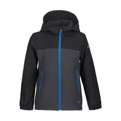 Детская куртка softshell Icepeak KONAN JR, черная - темно-серая цена и информация | Куртки для мальчиков | pigu.lt