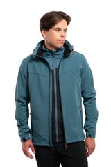 Мужская куртка softshell Icepeak BRIMFIELD, бирюзовый цвет цена и информация | Мужские куртки | pigu.lt