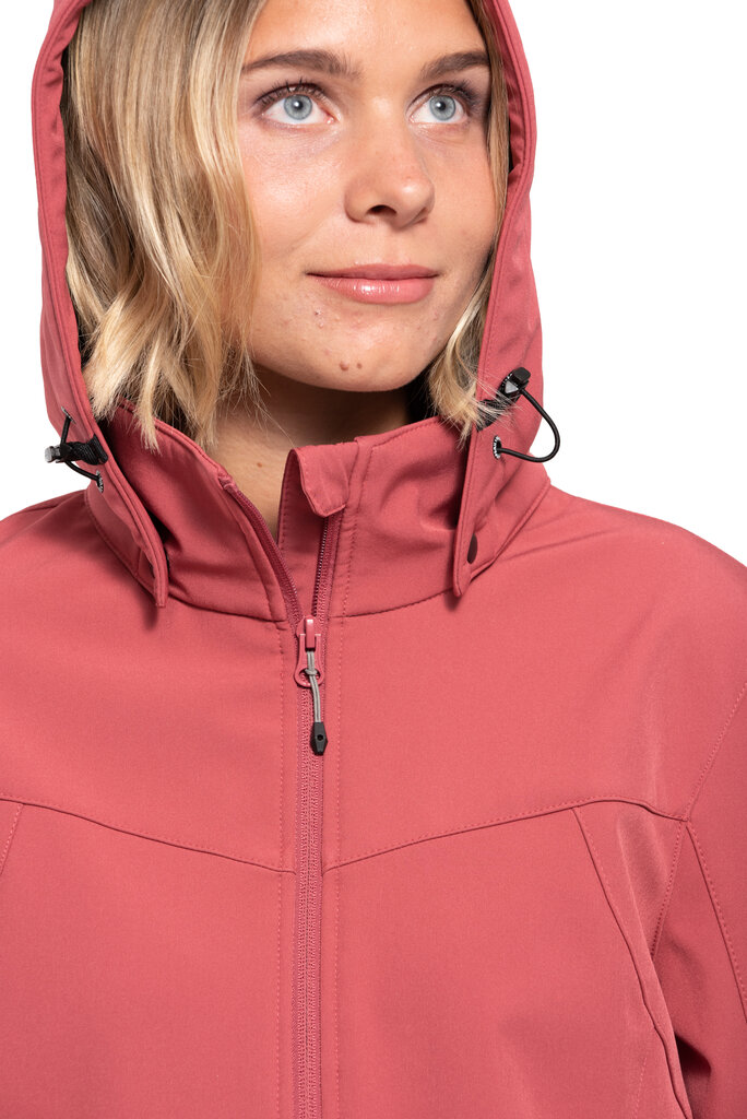 Icepeak moteriška softshell striukė BRENHAM, tamsiai rožinė kaina ir informacija | Striukės moterims | pigu.lt