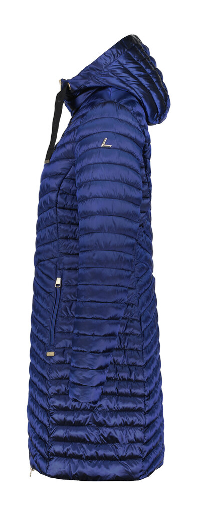Luhta moteriškas žieminis paltas HIETOIS, tamsiai mėlynas цена и информация | Paltai moterims | pigu.lt