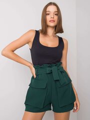 Šortai moterims Italy Moda 2016103012411, žali kaina ir informacija | Moteriški šortai | pigu.lt
