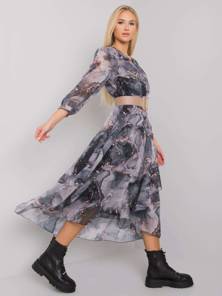 Suknelė moterims Factory Price 2016103075980, pilka kaina ir informacija | Suknelės | pigu.lt