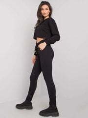 Sportinės kelnės moterims Rue Paris 2016103106929, juodos цена и информация | Спортивная одежда женская | pigu.lt