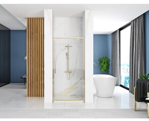Pasukamos dušo durys rea rapid swing gold 100 kaina ir informacija | Dušo durys ir sienelės | pigu.lt