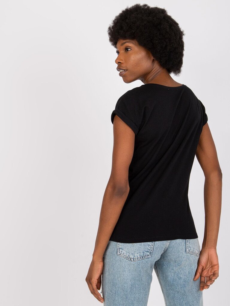 Marškinėliai moterims Factory Price 2016103151141, juodi kaina ir informacija | Marškinėliai moterims | pigu.lt