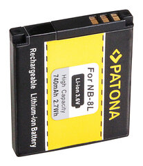 Patona Canon NB-8L kaina ir informacija | Akumuliatoriai fotoaparatams | pigu.lt