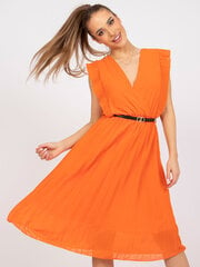Suknelė moterims 2016103160488, oranžinė kaina ir informacija | Suknelės | pigu.lt