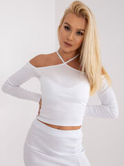 белая блуза с кружевом и рукавом 3/4 havana rue paris цена и информация | Женские блузки, рубашки | pigu.lt