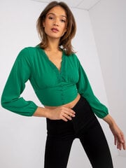 Palaidinė moterims Italy Moda 2016103169801, žalia kaina ir informacija | Palaidinės, marškiniai moterims | pigu.lt