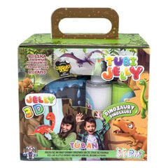 Набор для творчества Tubi Jelly - Динозавры (6 цветов и аквариум), Tuban TU3338 цена и информация | Развивающие игрушки | pigu.lt