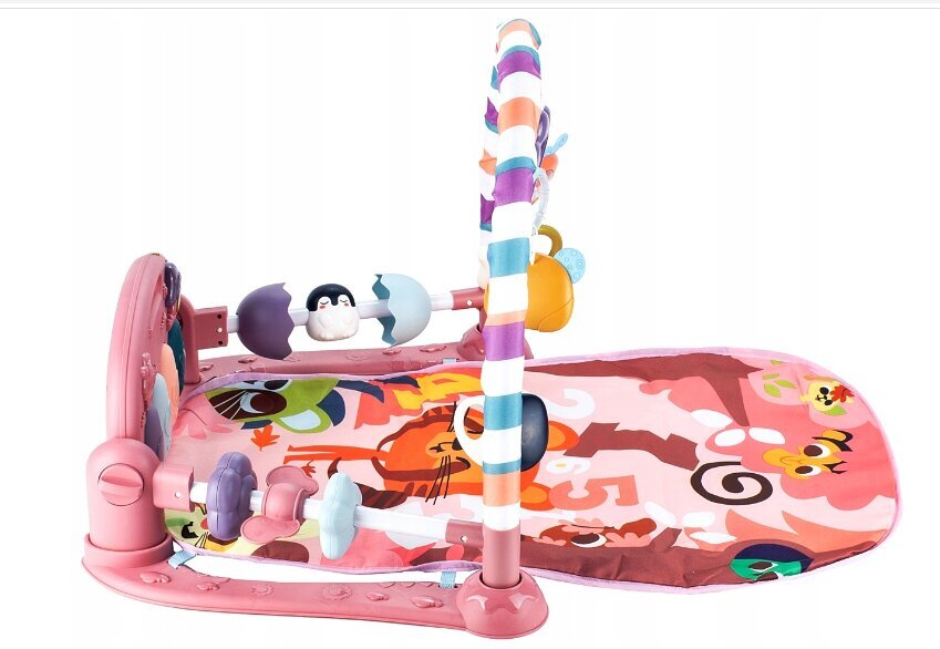 Interaktyvus veiklos kilimėlis MalPlay, rožinis kaina ir informacija | Žaislai kūdikiams | pigu.lt
