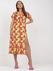 Suknelė moterims Italy Moda 2016103236756, geltona kaina ir informacija | Suknelės | pigu.lt