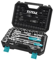Набор головок Total THT421441 цена и информация | Механические инструменты | pigu.lt