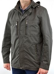 Куртка мужская Nankai 2371, серая цена и информация | Мужские куртки | pigu.lt
