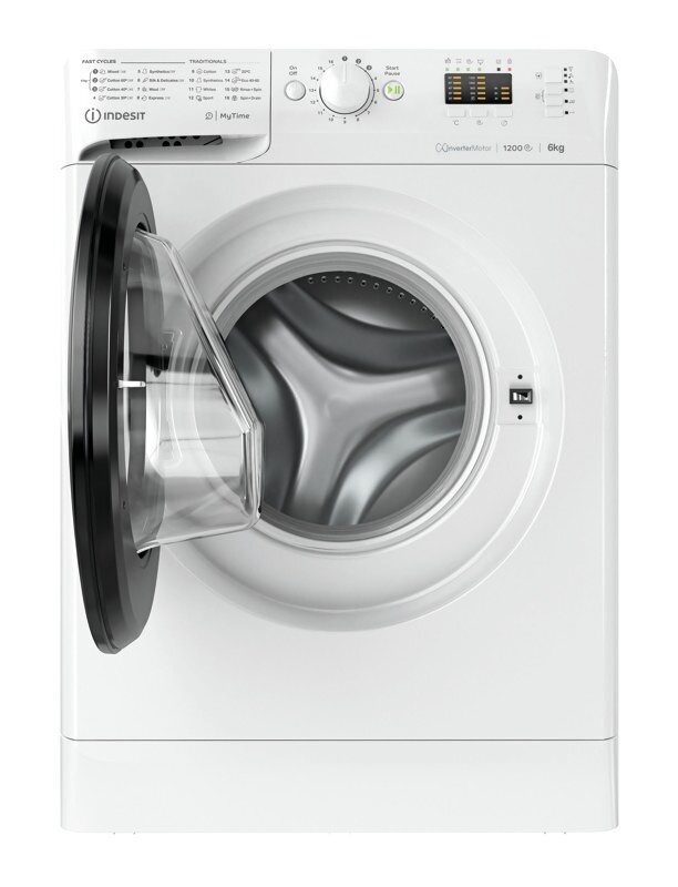 Indesit MTWSA61294WKEE цена и информация | Skalbimo mašinos | pigu.lt